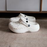  Dép Sục Crocs Platform Baya Trắng Hàng Chính Hãng 