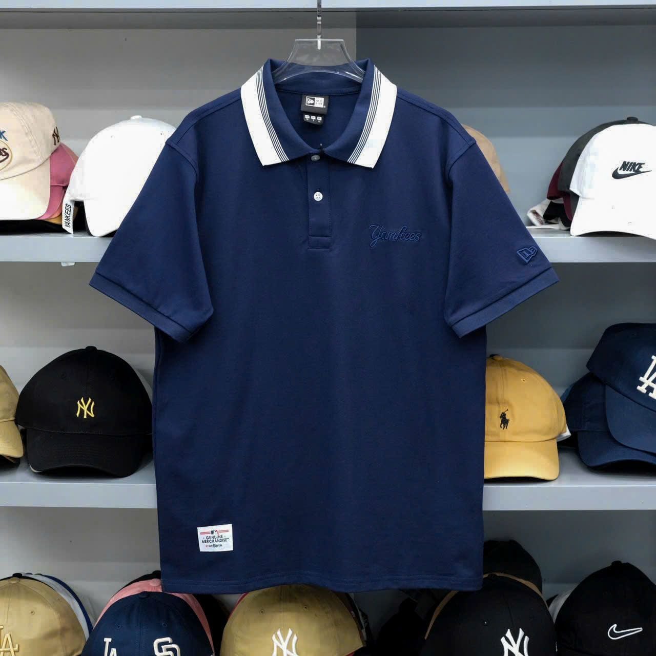  Áo Polo New Era Yankees Navy Viền Cổ Hàng Chính Hãng CODE: 13798226 