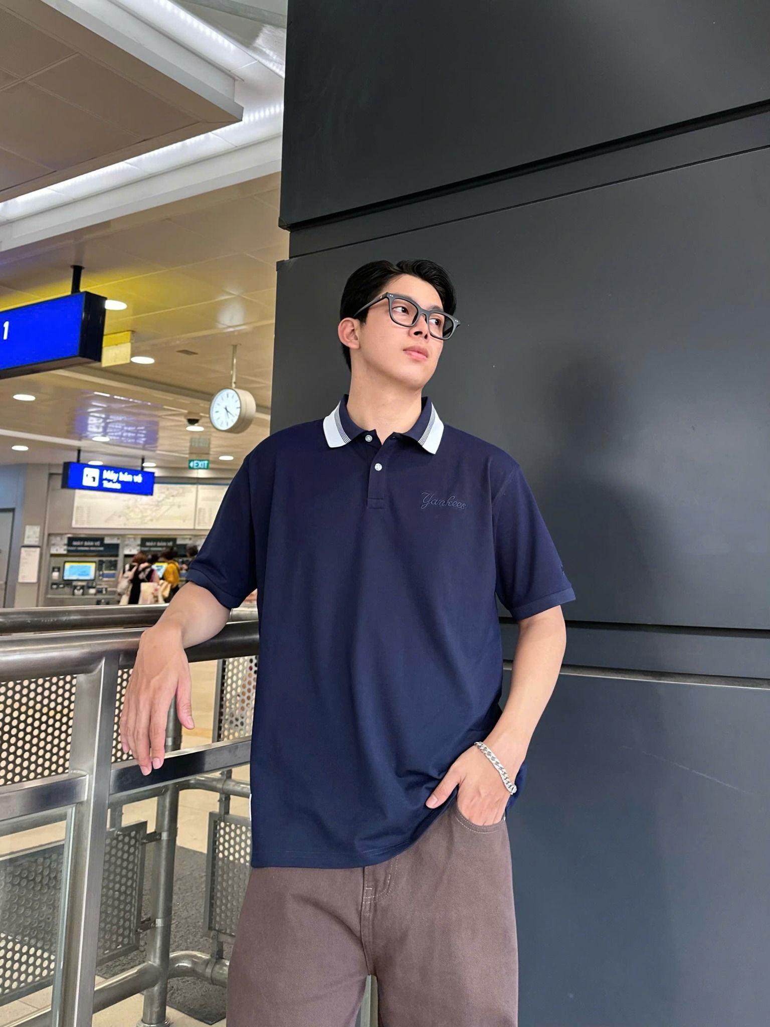  Áo Polo New Era Yankees Navy Viền Cổ Hàng Chính Hãng CODE: 13798226 