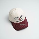  Mũ Nón MLB Boston Kem Đỏ V2 Hàng Chính Hãng SP1812273 