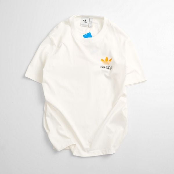  Áo Thun Adidas Boom Box Trắng Kem Hàng Chính Hãng 