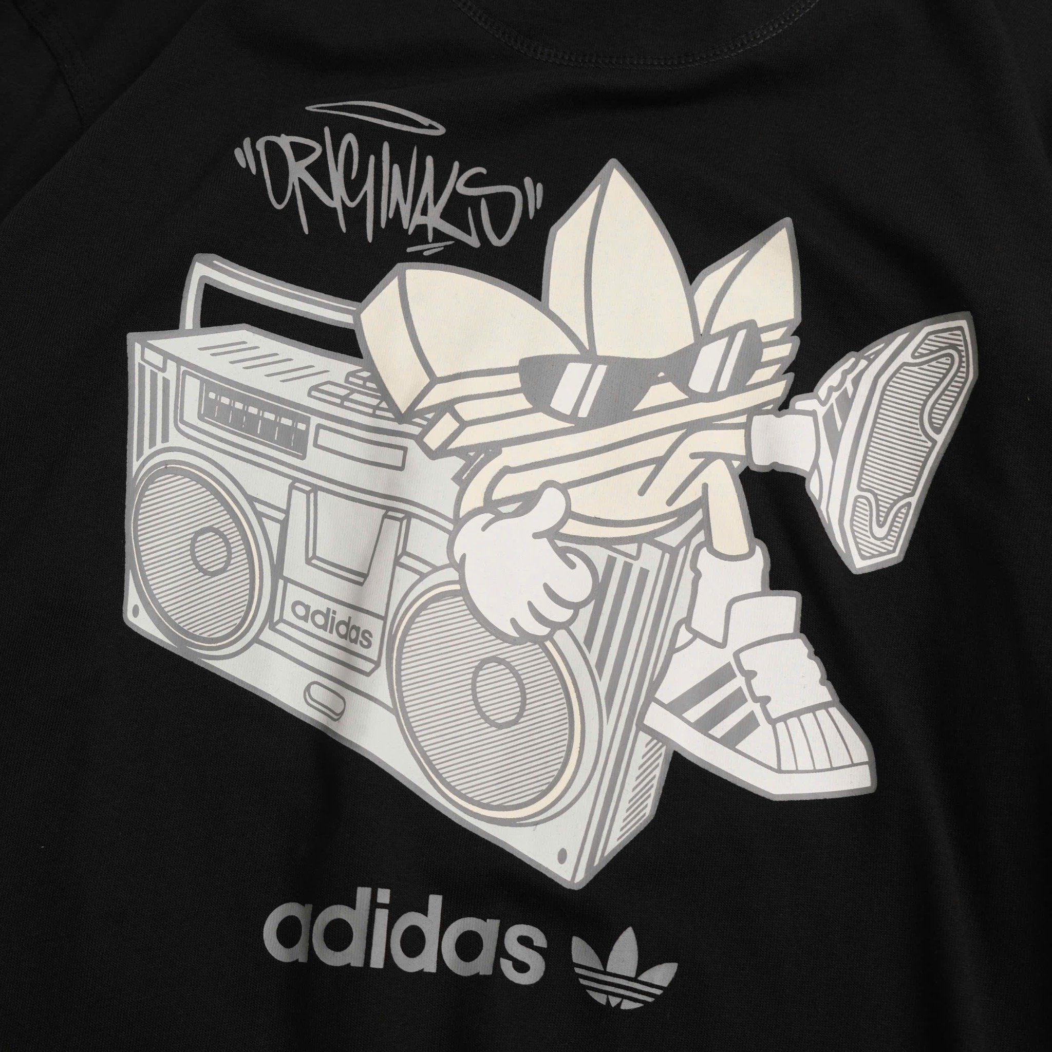  Áo Thun Adidas Boom Box Đen Hàng Chính Hãng 