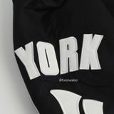  Áo Khoác Bóng Chày Unisex Dáng Rộng Form Varsity Đen Hàng Chính Hãng 13556435 