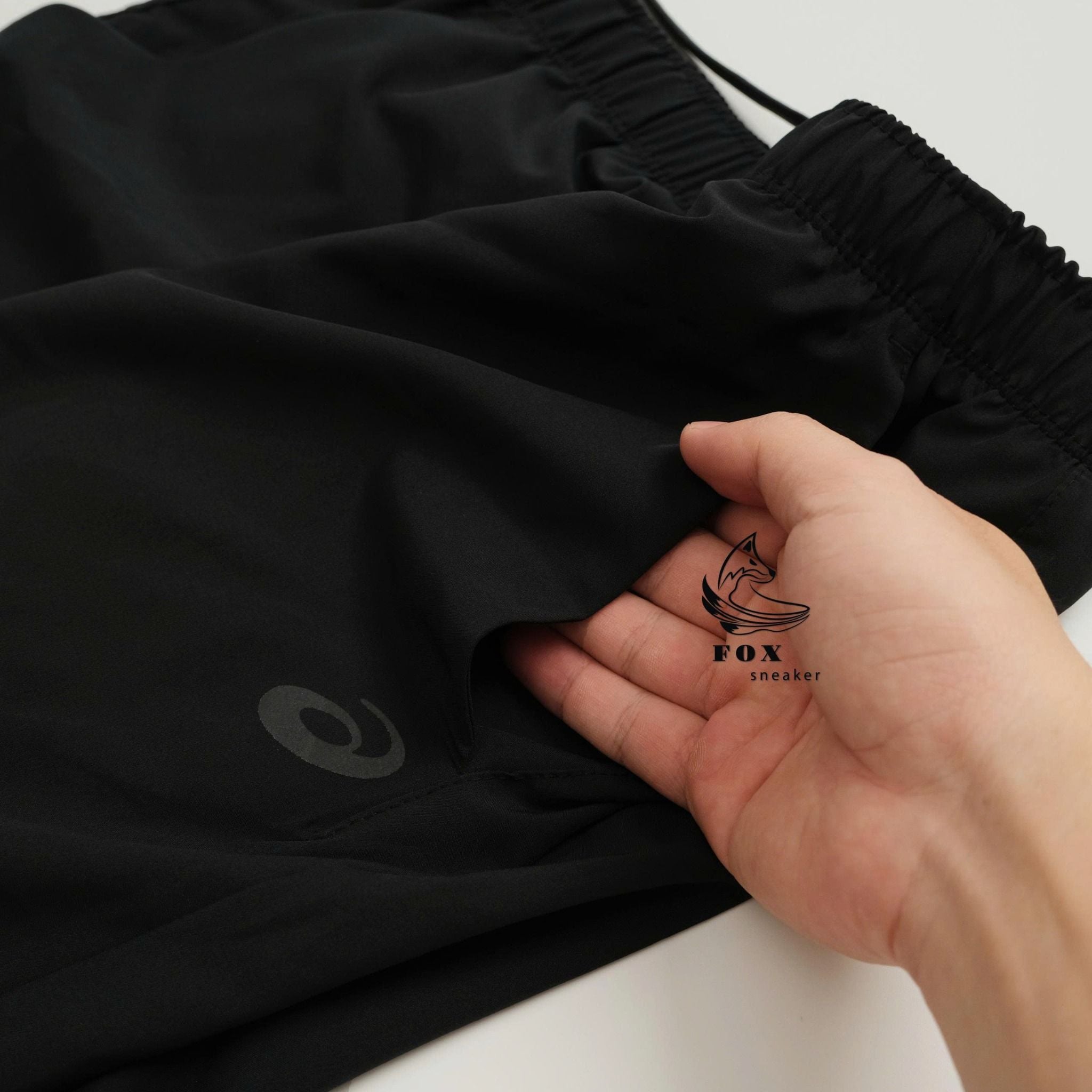  Quần Short Asics Thể Thao Màu Đen Vải Thoáng Mát Hàng Chính Hãng SP1812307 