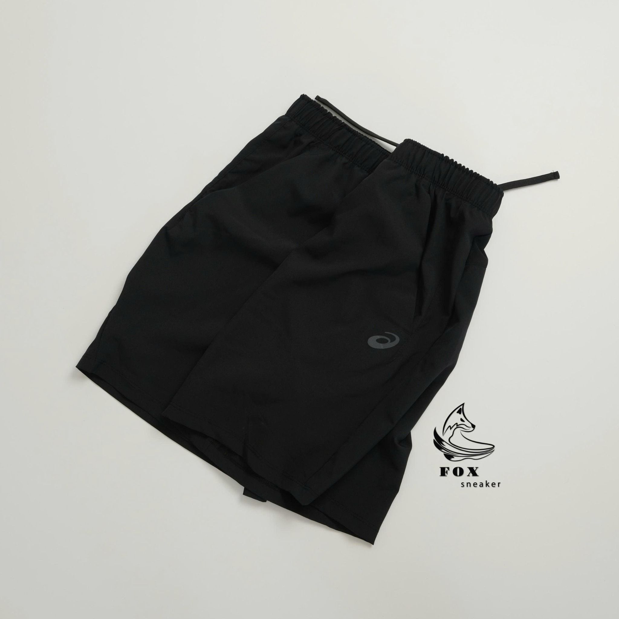  Quần Short Asics Thể Thao Màu Đen Vải Thoáng Mát Hàng Chính Hãng SP1812307 