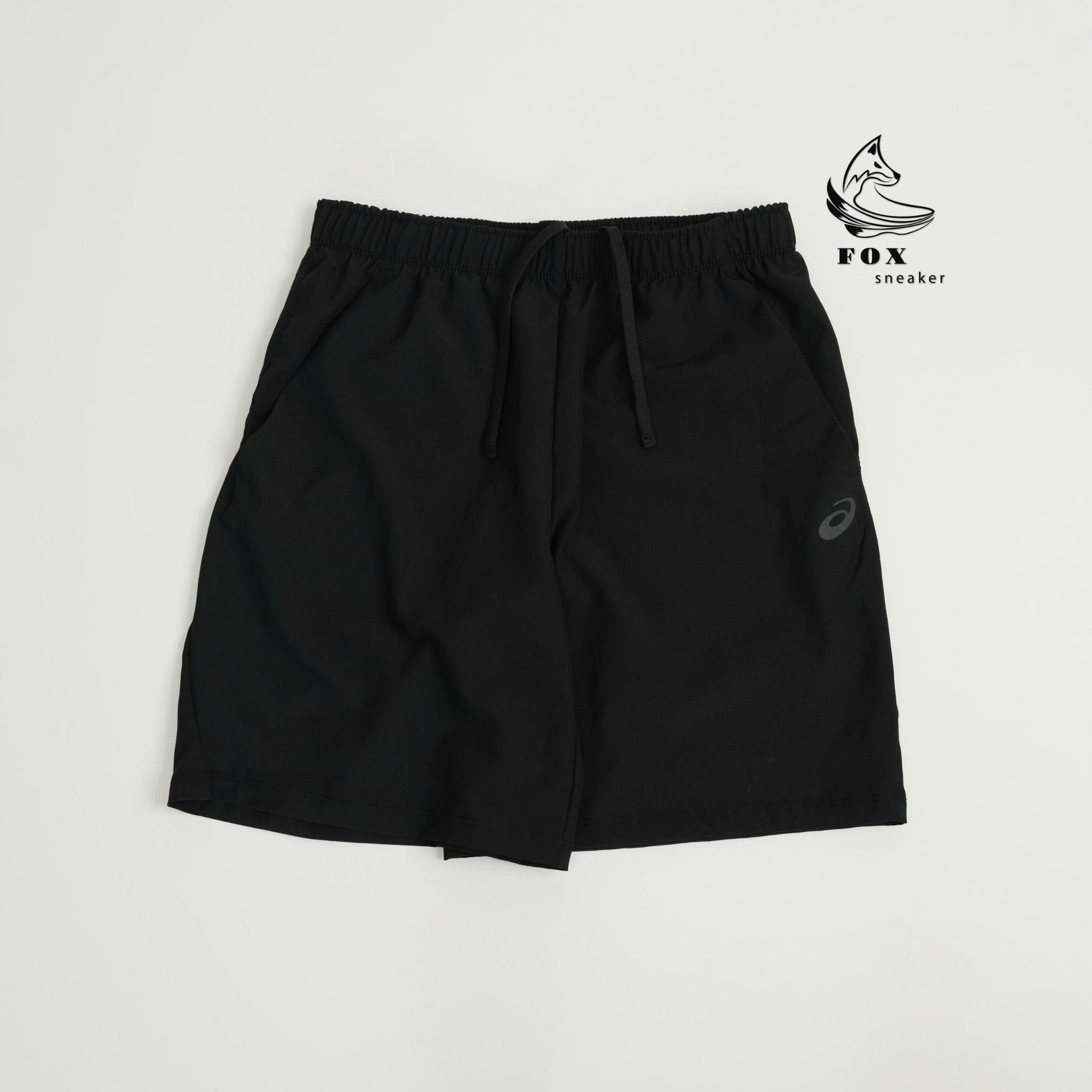  Quần Short Asics Thể Thao Màu Đen Vải Thoáng Mát Hàng Chính Hãng SP1812307 