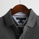  Polo Tommy Basic Xám Trơn Hàng Chính Hãng 