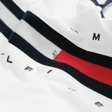  Áo Thun Tommy Hilfiger Herren Tino Trắng Sọc Ngực Hàng Chính Hãng | 7849807 100 