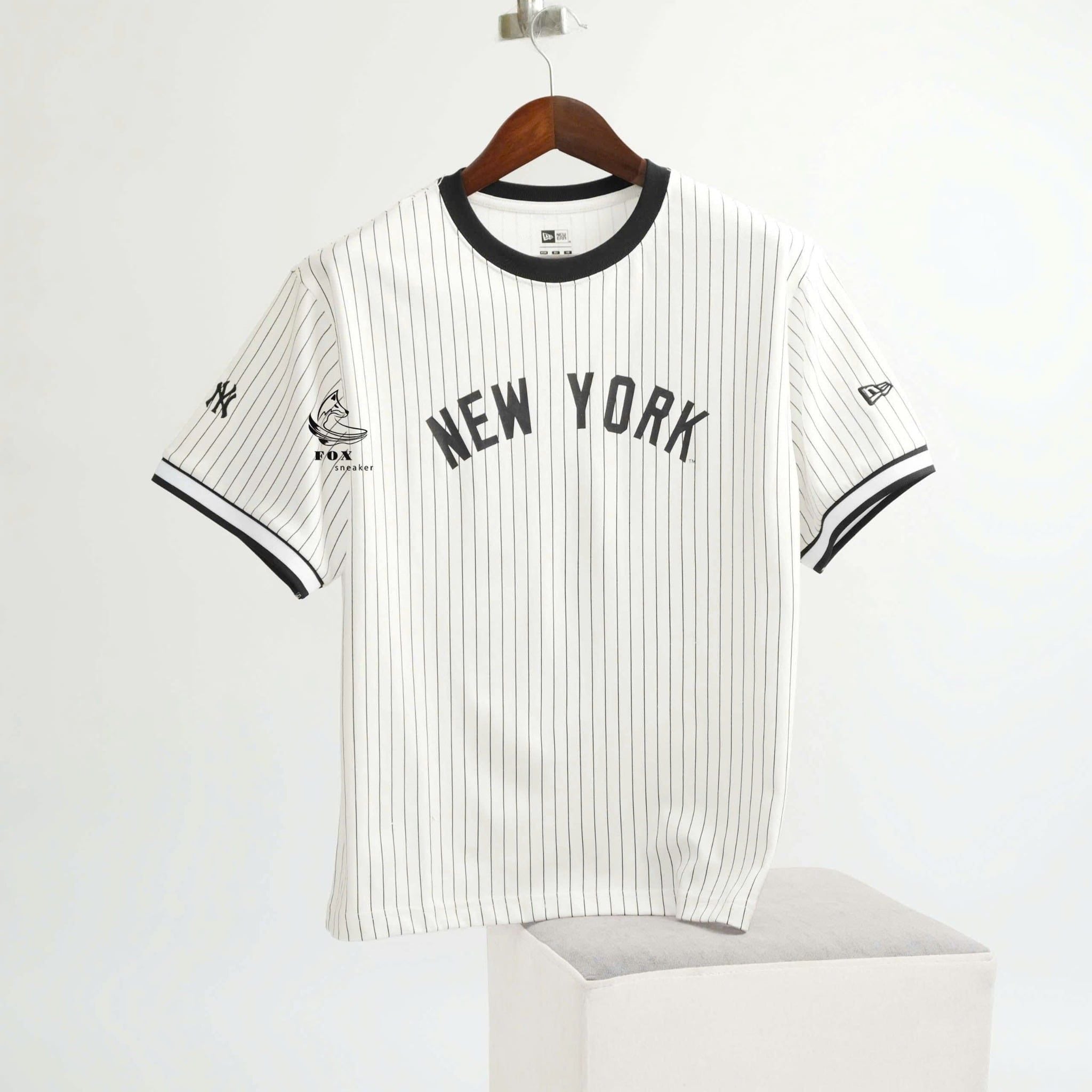  Áo Thun New Era New York Sọc Trắng Hàng Chính Hãng CODE: 12536491 