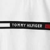  Tommy Hilfiger Crew Neck Logo Panel T-Shirt - Tommy Hilfiger 2025 White 