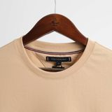  Tommy Hilfiger Crew Neck Logo Panel T-Shirt - Tommy Hilfiger 2025 Beige 