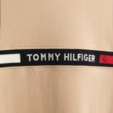  Tommy Hilfiger Crew Neck Logo Panel T-Shirt - Tommy Hilfiger 2025 Beige 