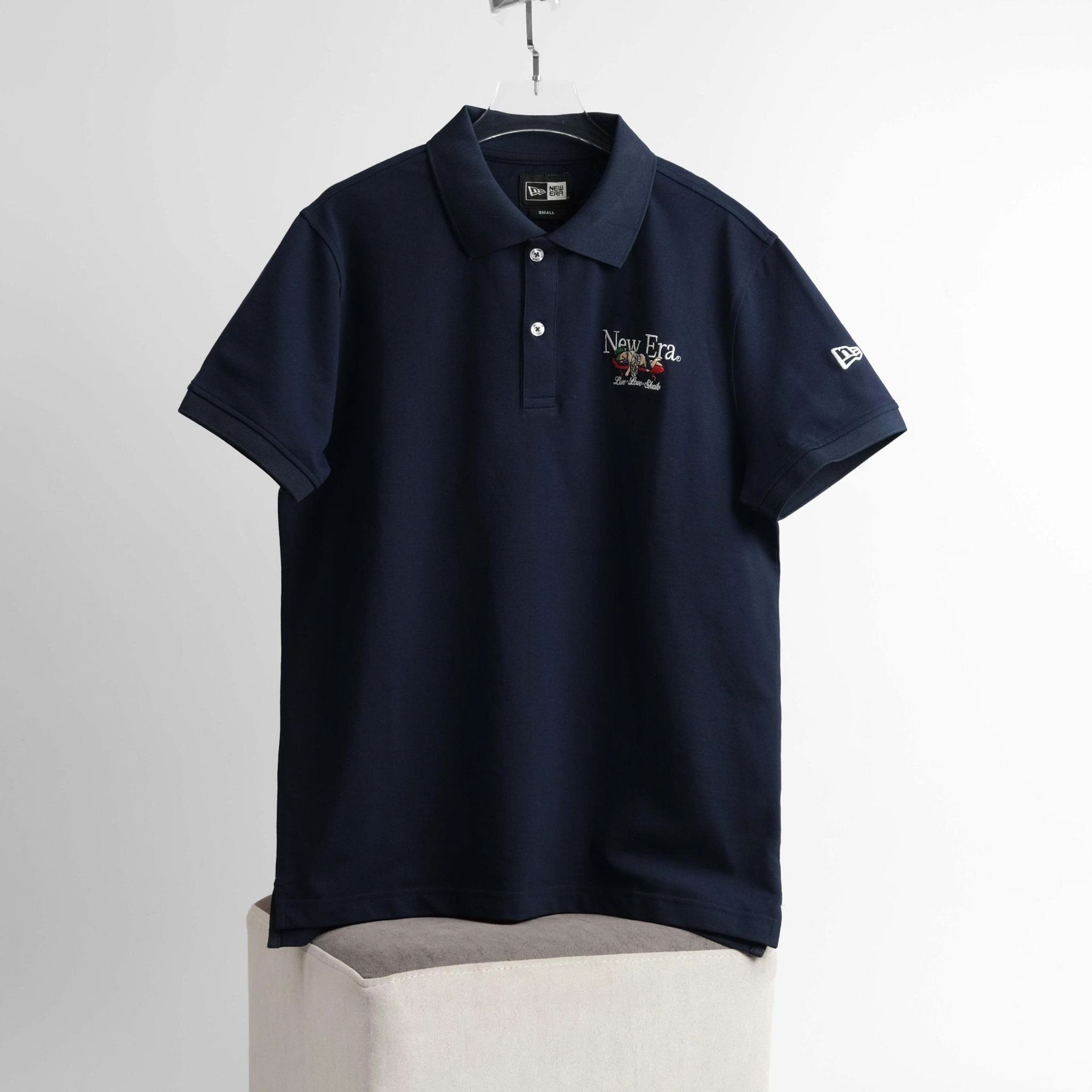  Polo Ne Skate LIVE LOVE SKATE Navy Hàng Chính Hãng 13647892 