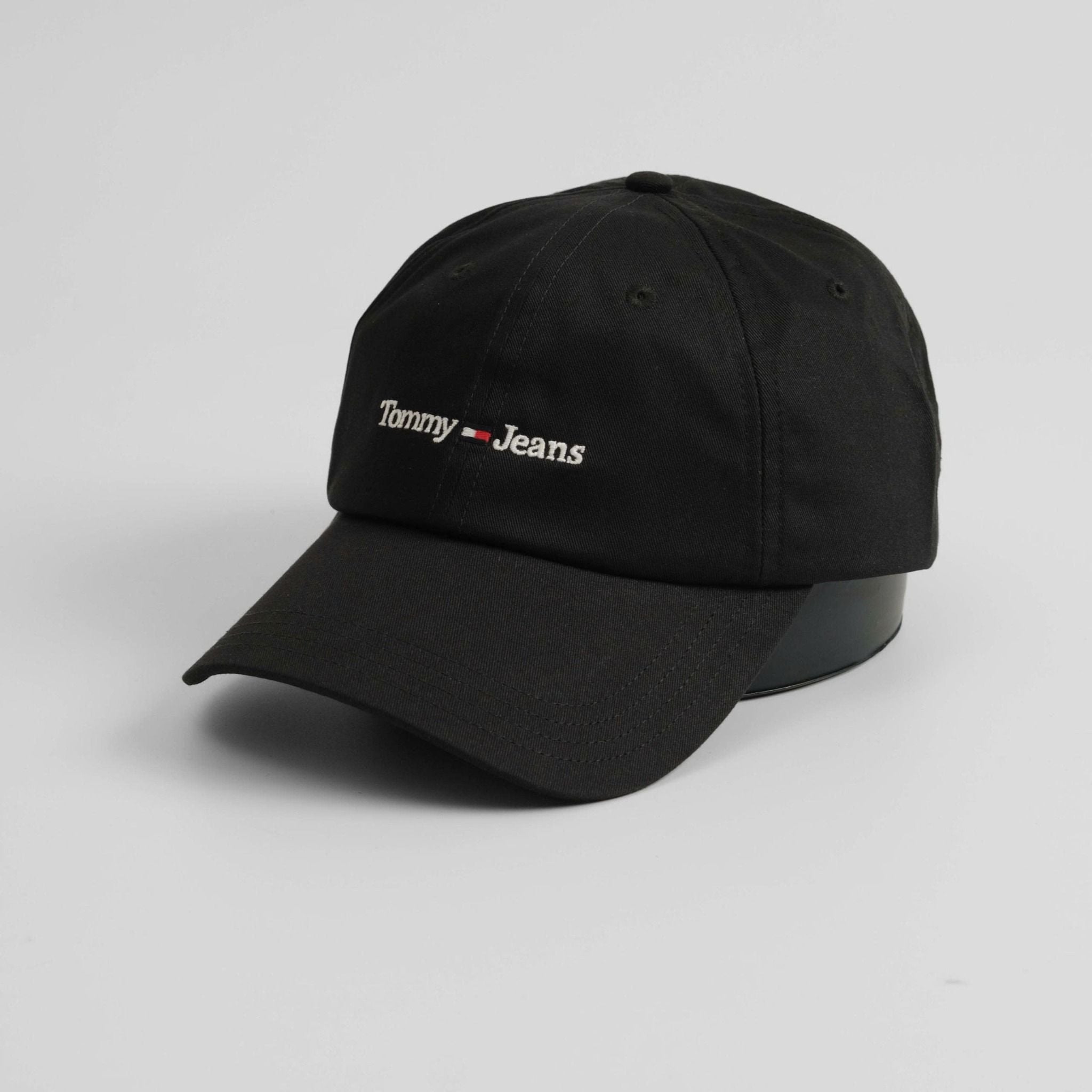  Nón Tommy Đen Logo Chữ Hàng Chính Hãng 