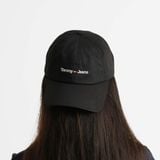  Nón Tommy Đen Logo Chữ Hàng Chính Hãng 