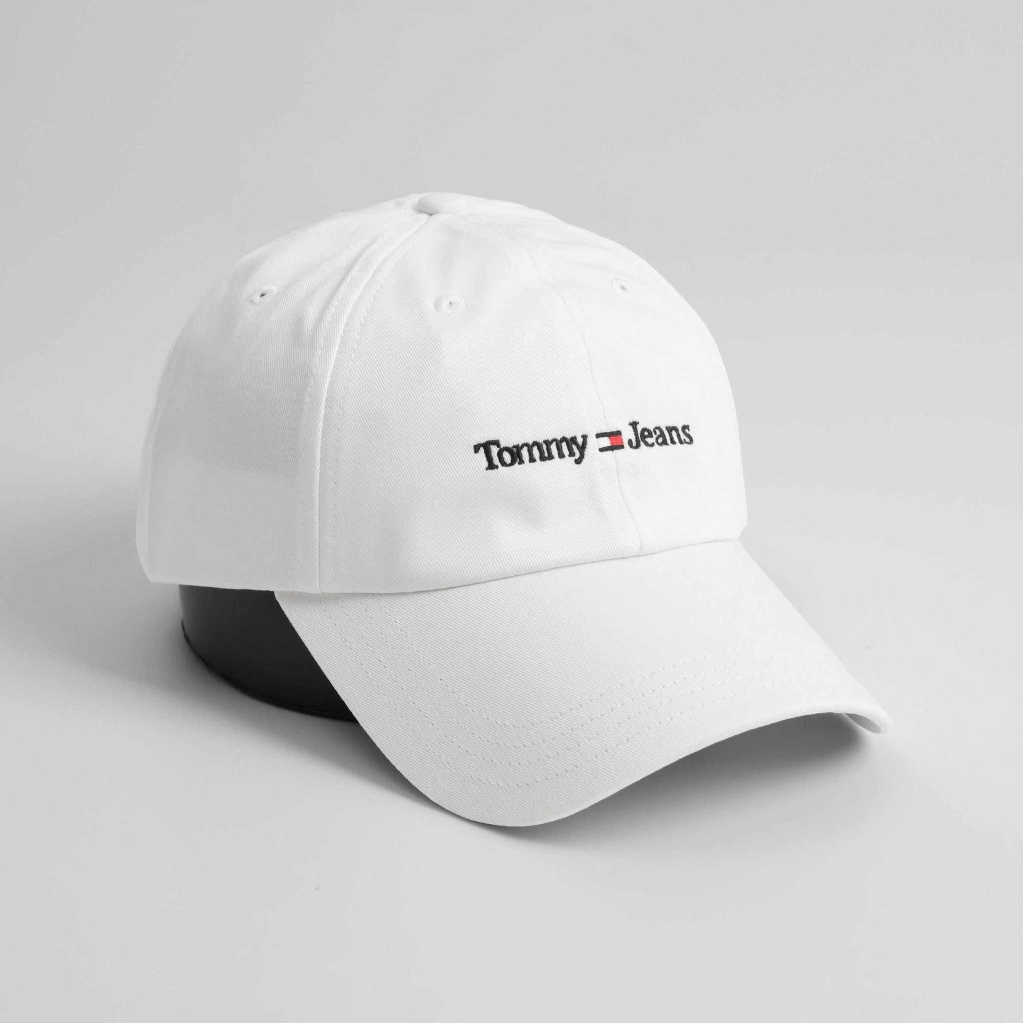  Nón Tommy Trắng Logo Chữ Hàng Chính Hãng 