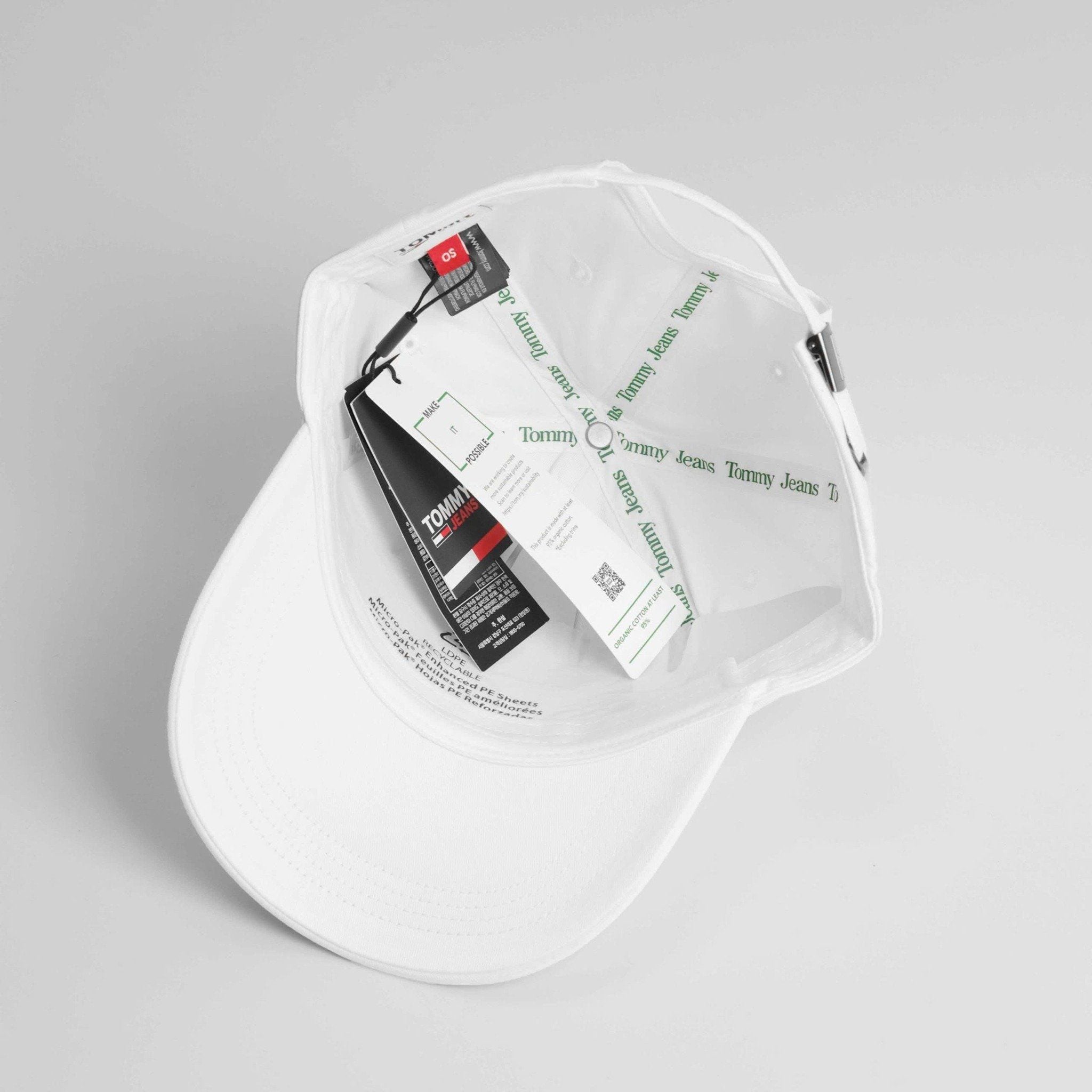  Nón Tommy Trắng Logo Hàng Chính Hãng 