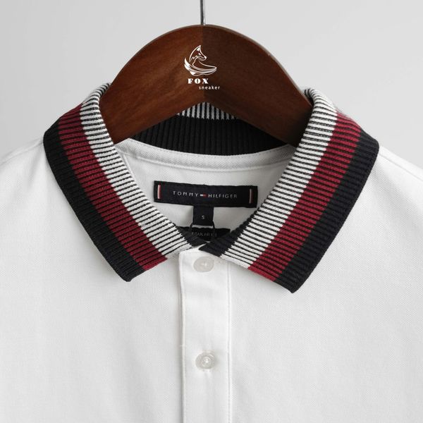 Polo Tommy Hilfiger Men's Cotton Regular Fit Polo T-Shirt White