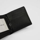 Ví Coach Đen Chữ Nổi Hàng Chính Hãng SP1812315