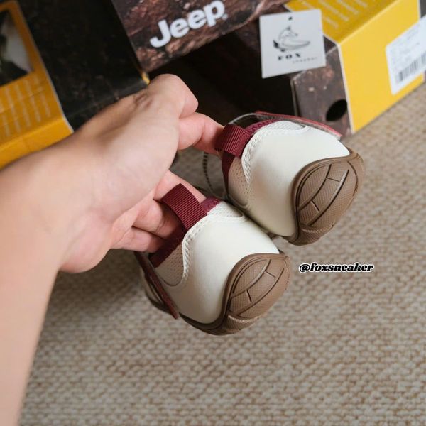  Giày Jeep Outdoor Shoes Women's Low Top ''Begie Red'' P651W13111 