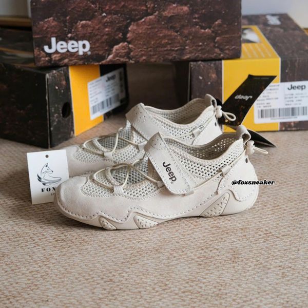  Giày Jeep Outdoor Shoes Women's Low Top Grey PX241WAS932 