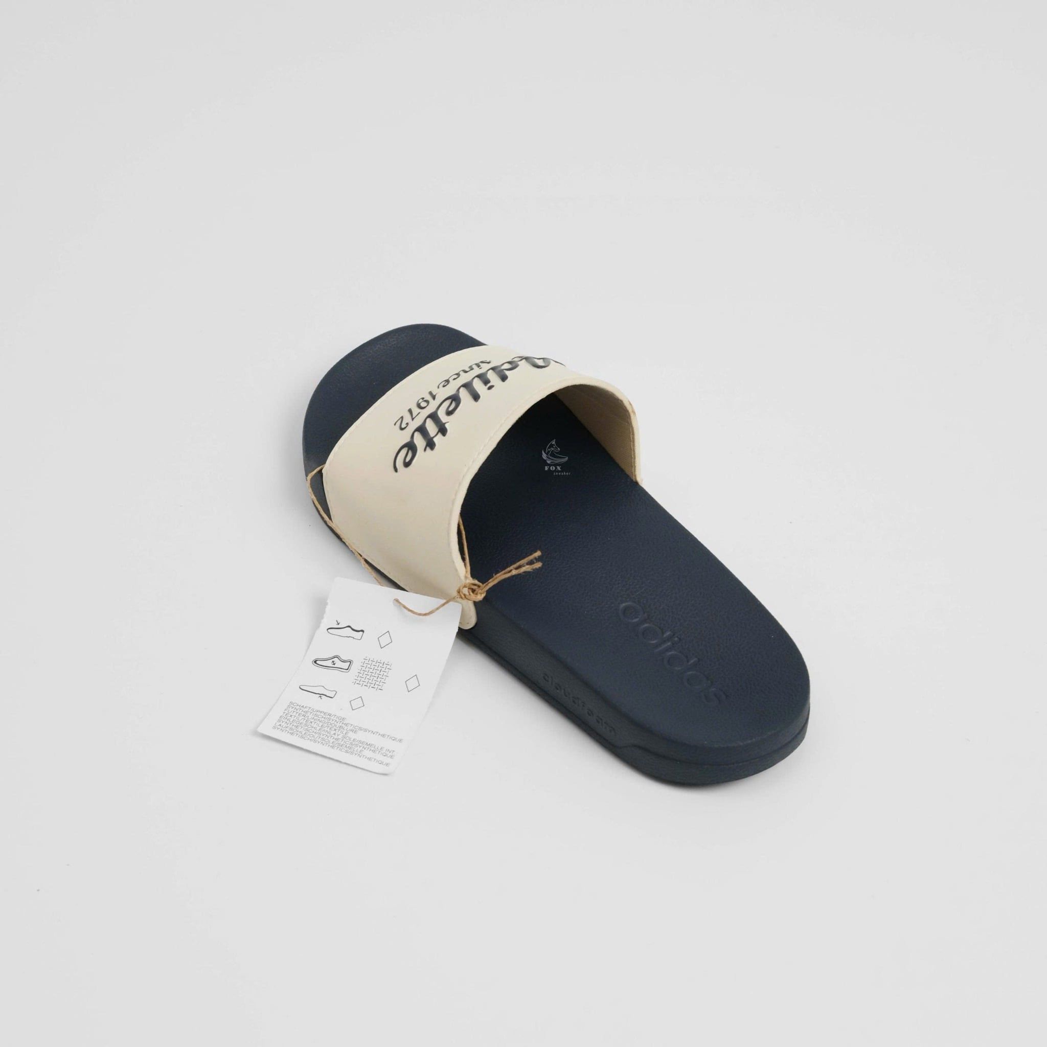  Dép Adidas ADILETTE 1972 Kem Navy | GW8748 Hàng Chính Hãng 
