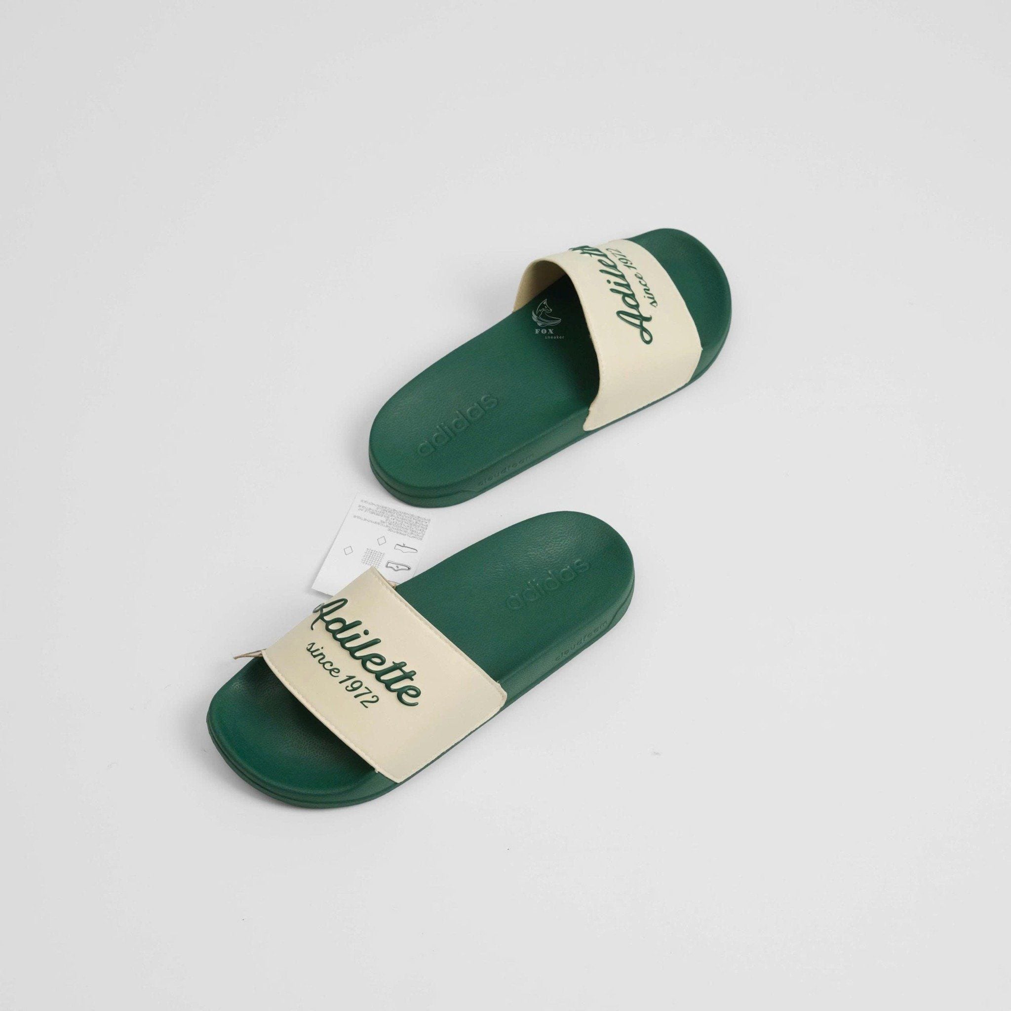  Dép Adidas ADILETTE 1972 Kem Rêu | Hàng Chính Hãng 