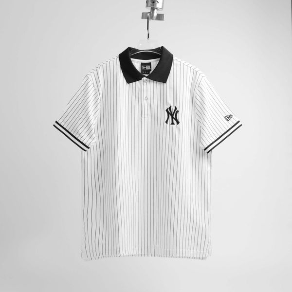 Áo Polo New Era Trắng Sọc Dọc Hàng Chính Hãng 13647895