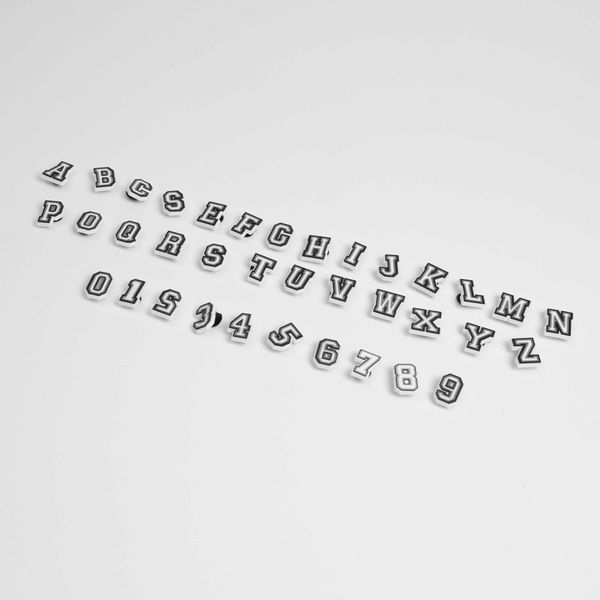 Charm Jibbitz Nhựa Chữ - Sỗ Gắn Dép Sục