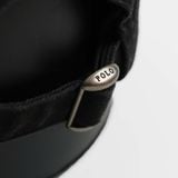  Nón Ralph Lauren Đen Logo Trắng 