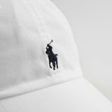 Nón Ralph  Lauren Trắng Logo Navy Chính Hãng | Fox Sneaker