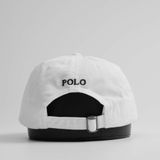 Nón Ralph  Lauren Trắng Logo Navy Chính Hãng | Fox Sneaker