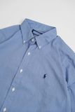 Sơ Mi Ralph Lauren Xanh Logo Navy Hàng Chính Hãng