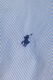 Sơ Mi Ralph Lauren Navy Sọc Logo Navy Hàng Chính Hãng
