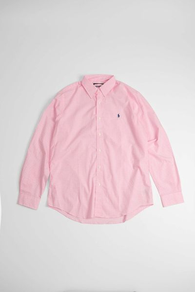 Sơ Mi Ralph Lauren Hồng Caro  Hàng Chính Hãng