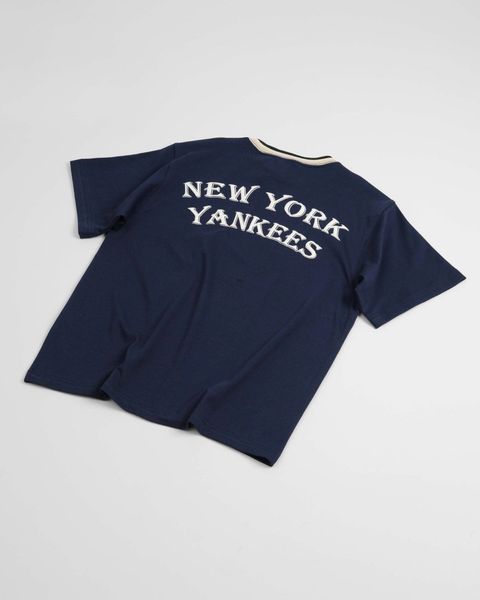 Áo New Era NY Navy Cổ Kem Hàng Chính Hãng 10932098