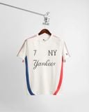  Áo Thun New Era Yankees Trắng Sọc Xanh Đỏ Hàng Chính Hãng 13255647 