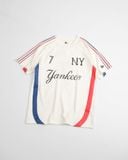  Áo Thun New Era Yankees Trắng Sọc Xanh Đỏ Hàng Chính Hãng 13255647 