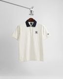 Áo Polo New Era Ny Trắng Sọc Xám Hàng Chính Hãng 16554421