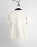 Áo Polo New Era Ny Trắng Sọc Xám Hàng Chính Hãng 16554421