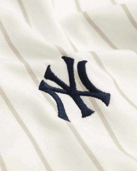 Áo Polo New Era Ny Trắng Sọc Xám Hàng Chính Hãng 16554421