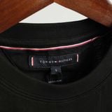 Áo Thun Tommy Đen Thêu Hàng Chính Hãng