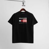 Áo Thun Tommy Đen Thêu Hàng Chính Hãng