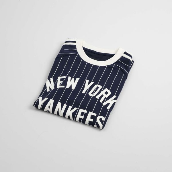 Áo Thun New Era New York Navy Sọc Trắng Hàng Chính Hãng 13265547