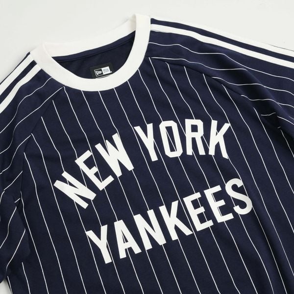 Áo Thun New Era New York Navy Sọc Trắng Hàng Chính Hãng 13265547