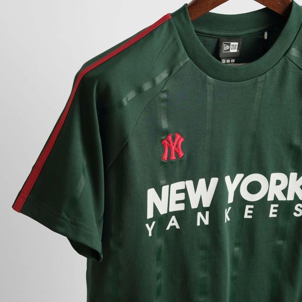 Áo Thun New Era Ny Xanh Lá Sọc Hàng Chính Hãng 12221413