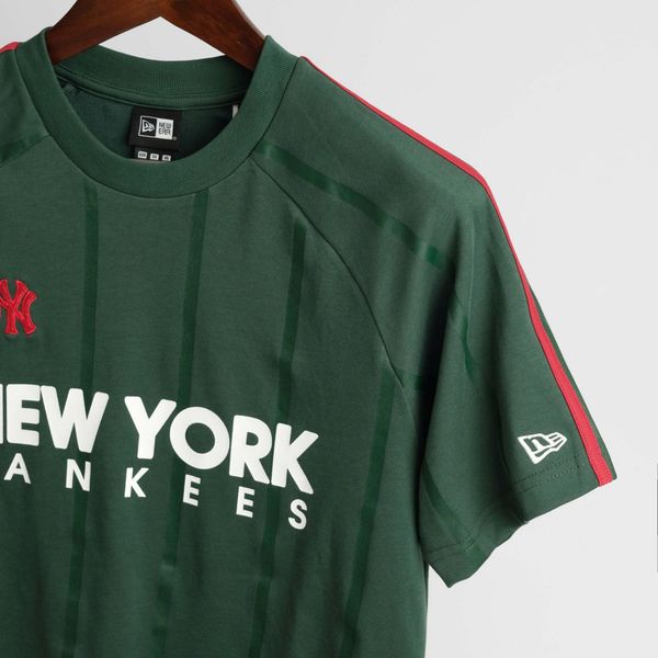 Áo Thun New Era Ny Xanh Lá Sọc Hàng Chính Hãng 12221413