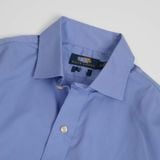 Sơ Mi Ralph Xanh Trơn Logo Navy 2