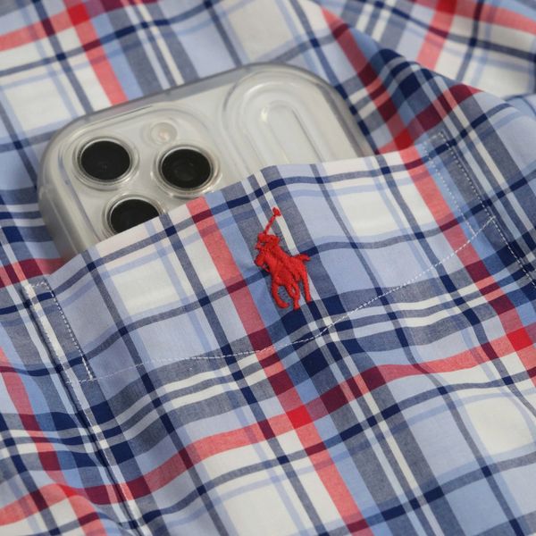 Sơ Mi Ralph Caro Xanh Đỏ