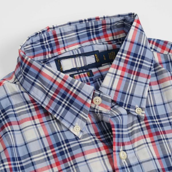 Sơ Mi Ralph Caro Xanh Đỏ